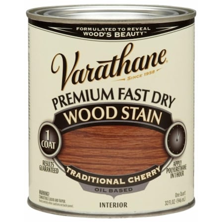 Varathane 1 Quart Traditional Cherry Fast Dry Wood Stain VA311551